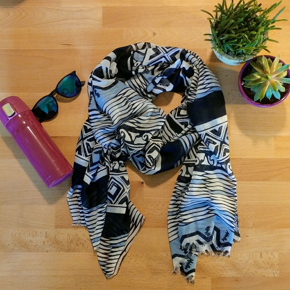 Tribal print scarf